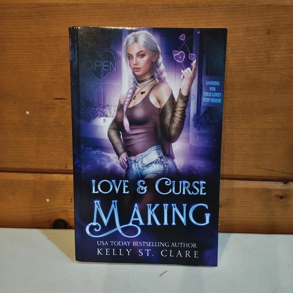 Love & Curse Making Magical Dating Agency Kelly St Clare Autographed Signed 2022